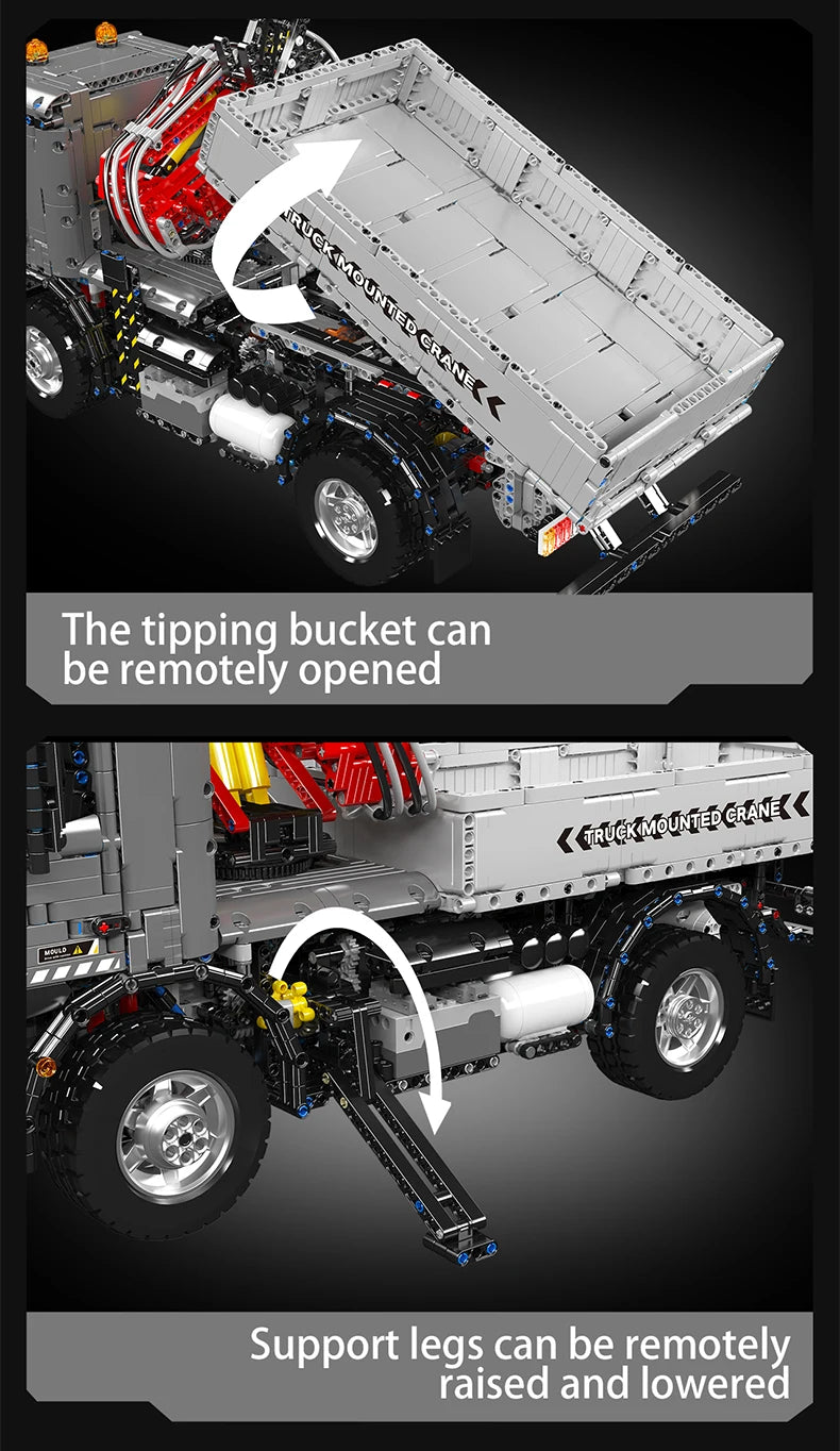 App Controlled Mobile Crane Truck