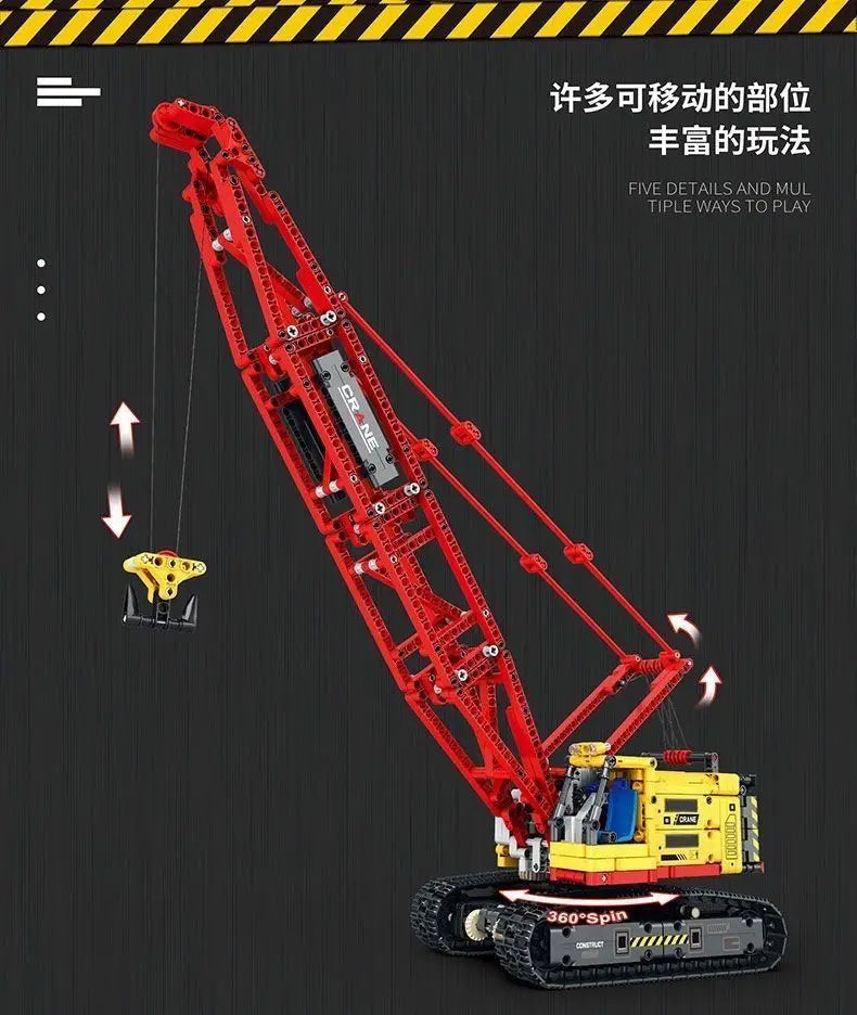 Crawler Crane RC Building Blocks