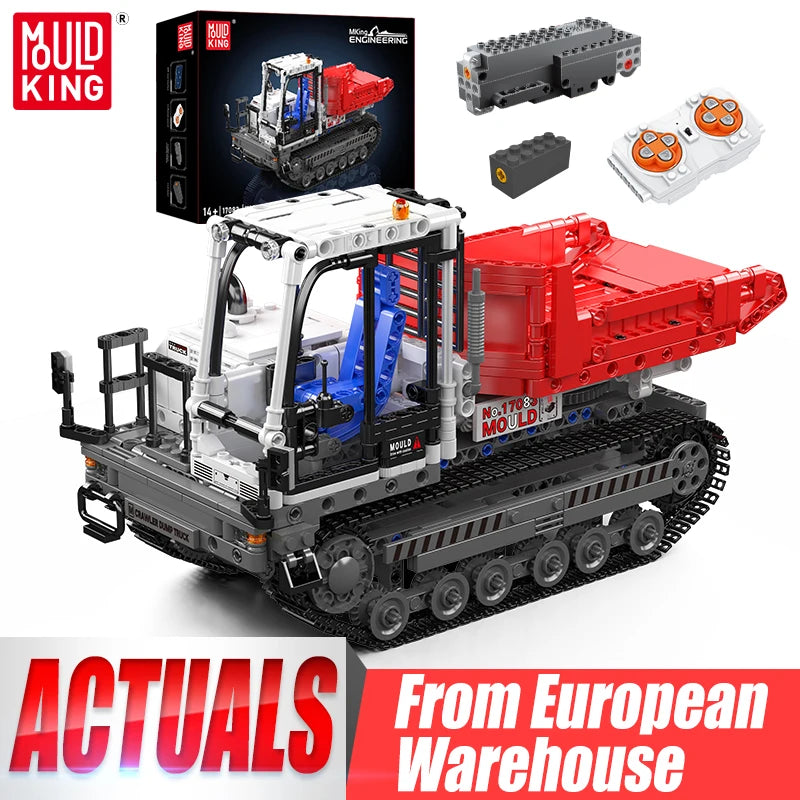Mould King 17083 Technical Car Toys The RC Tracked Dumper Building Block Enginerring Truck Brick Set Kids Christmas Gift
