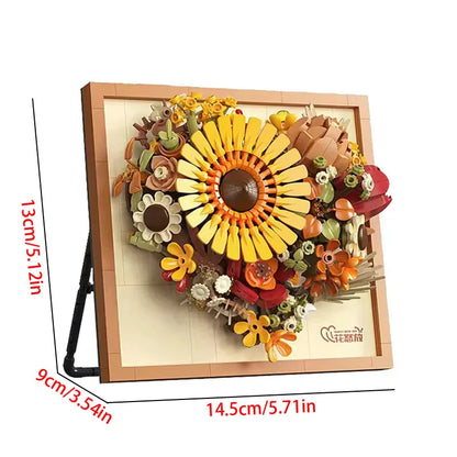 Creative Art Painting Flower Block 3D