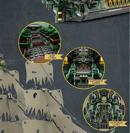 Dutchman Pirate Ship Assembly Model