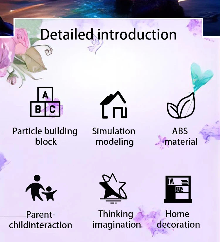 Architecture Cherry Blossom Villa Tree House Micro Blocks