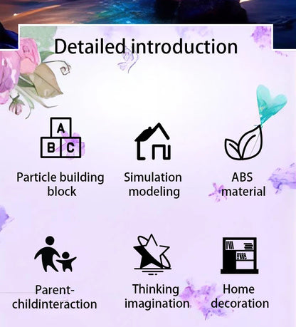 Architecture Cherry Blossom Villa Tree House Micro Blocks