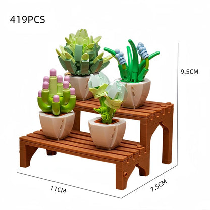 KNEW BUILT 3D Sunflower Photo Frame Building Block l