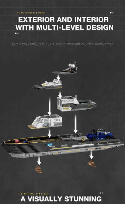 Luxury Yacht Ship High-Difficulty Blocks