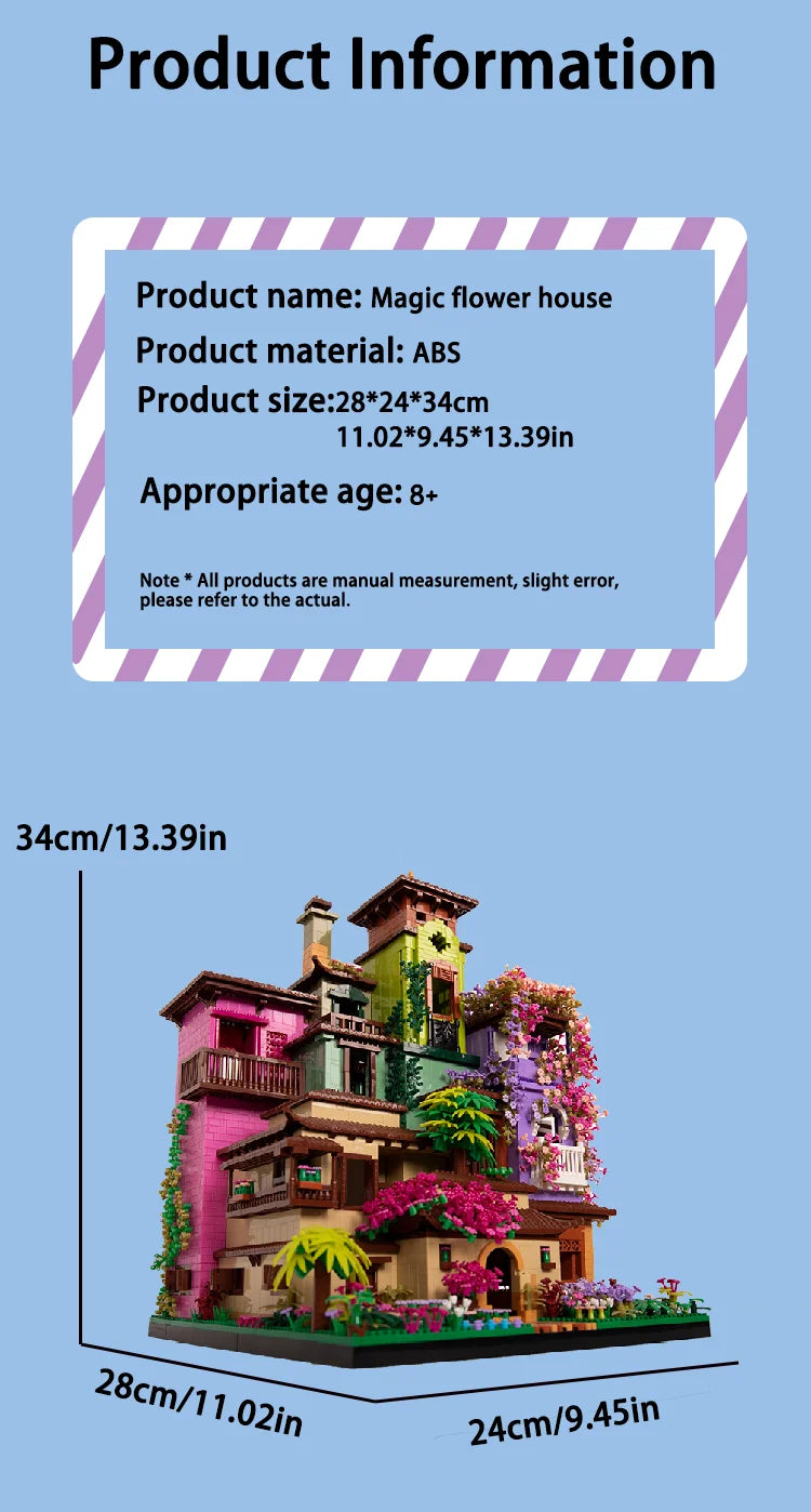 Architecture Cherry Blossom Villa Tree House Micro Blocks