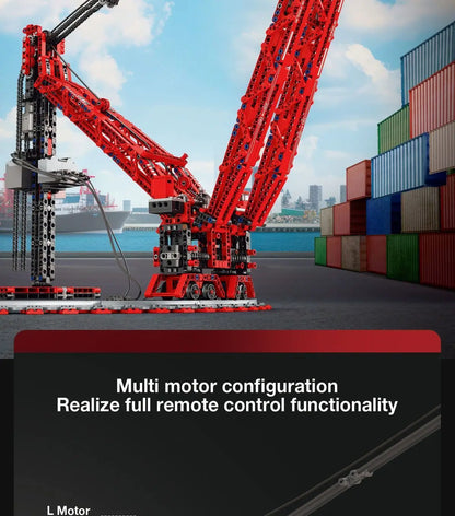 RC Crane Building Blocks Bricks Assembling Model