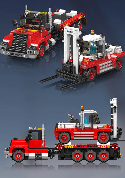 City Transporter and Forklift Truck Model