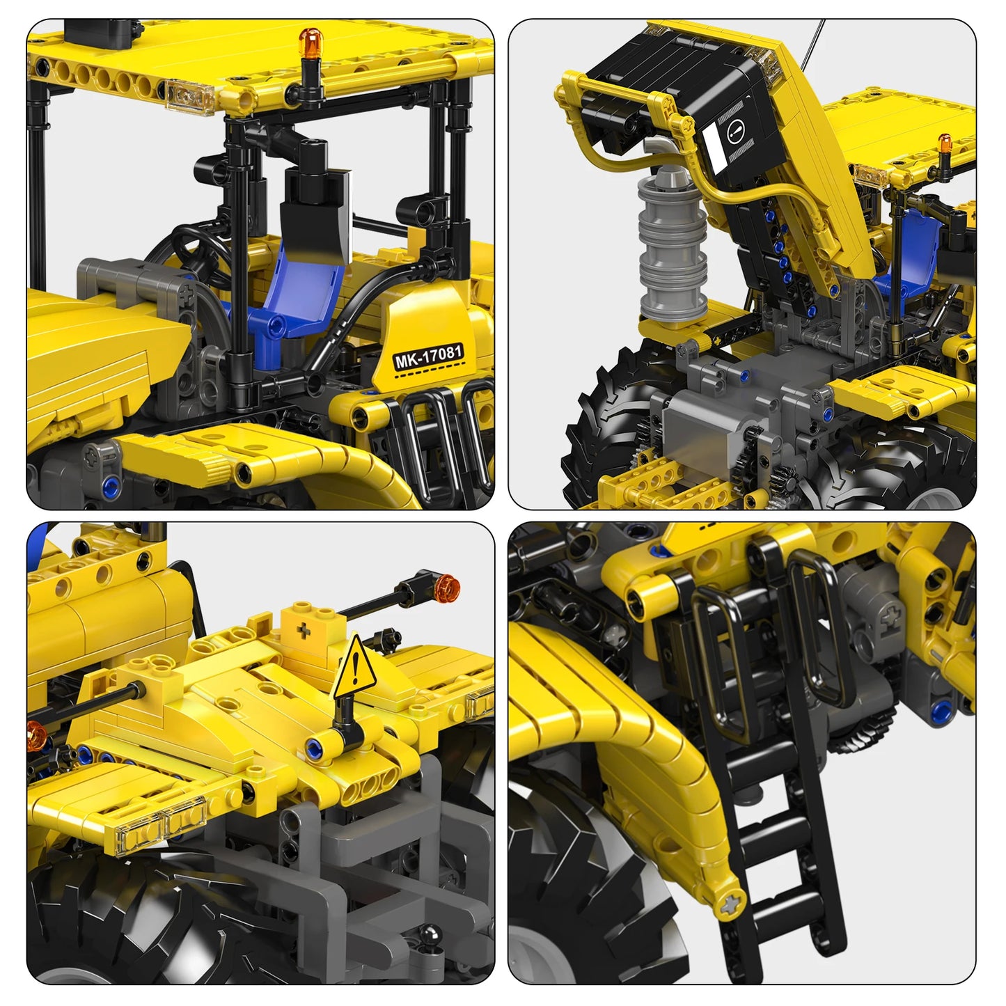 Articulated Tractor Building Block Remote Control Agricultural Tractor