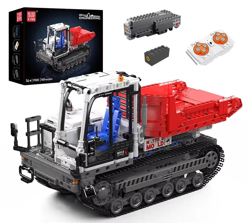 Mould King 17083 Technical Car Toys The RC Tracked Dumper Building Block Enginerring Truck Brick Set Kids Christmas Gift