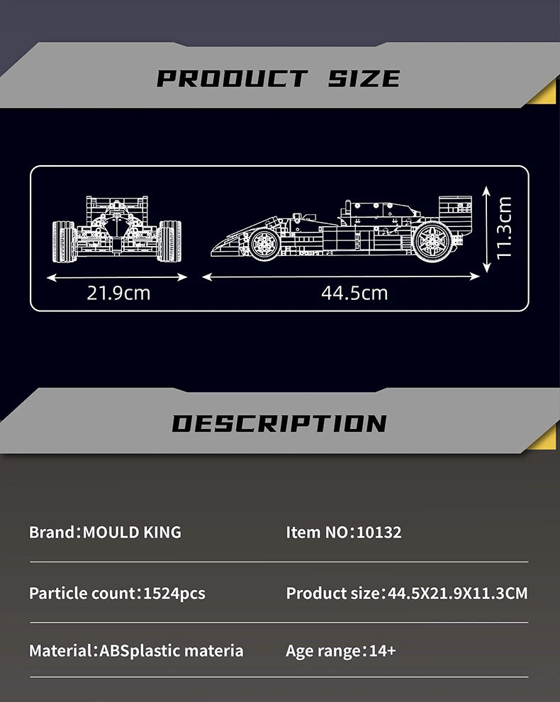 Formula Racing Car Building Block