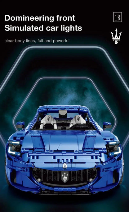 GranTurismo Maserati Bricks Model Assembling