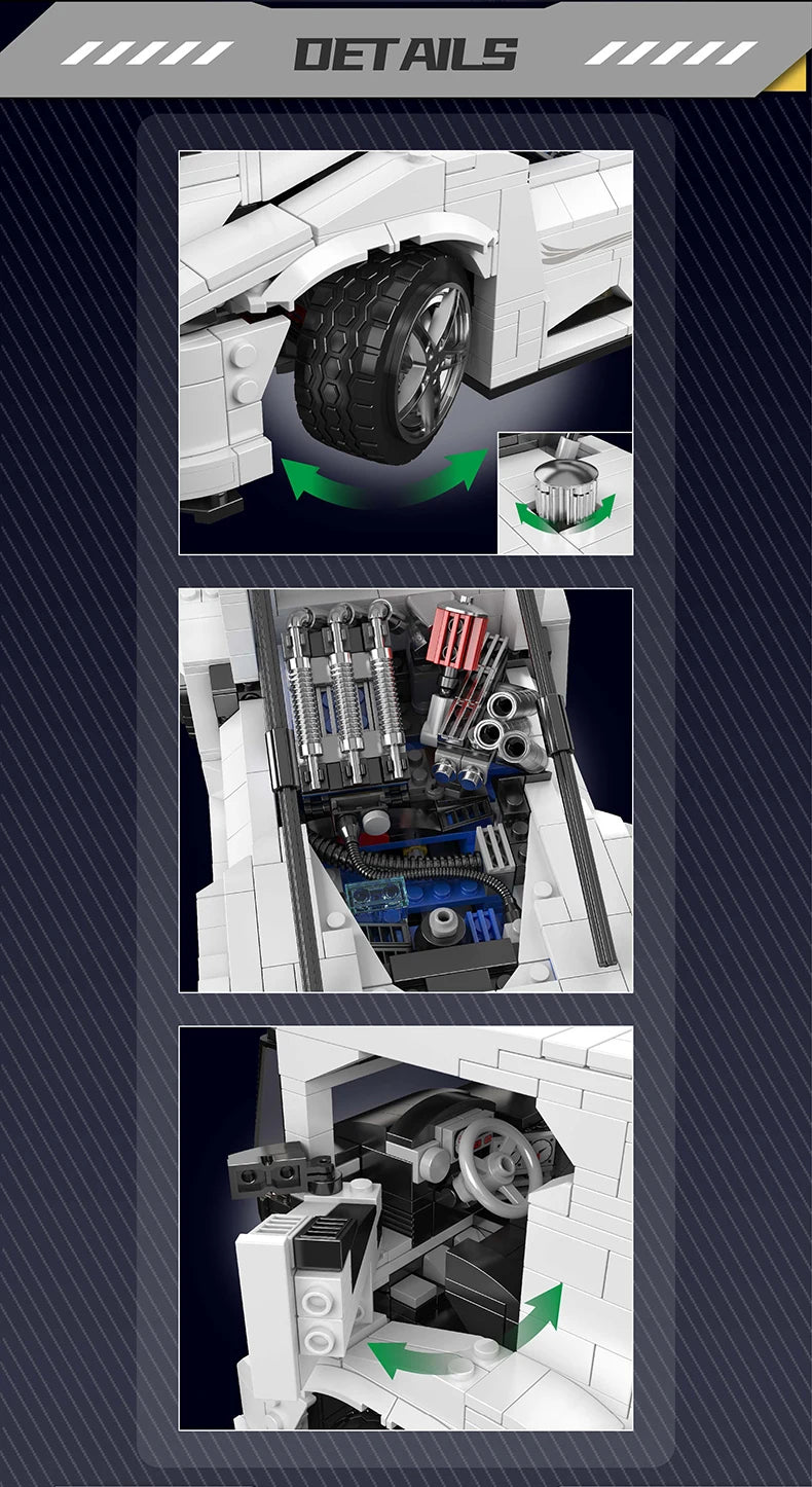 The Knight Truck Building Block Assembly Tractor