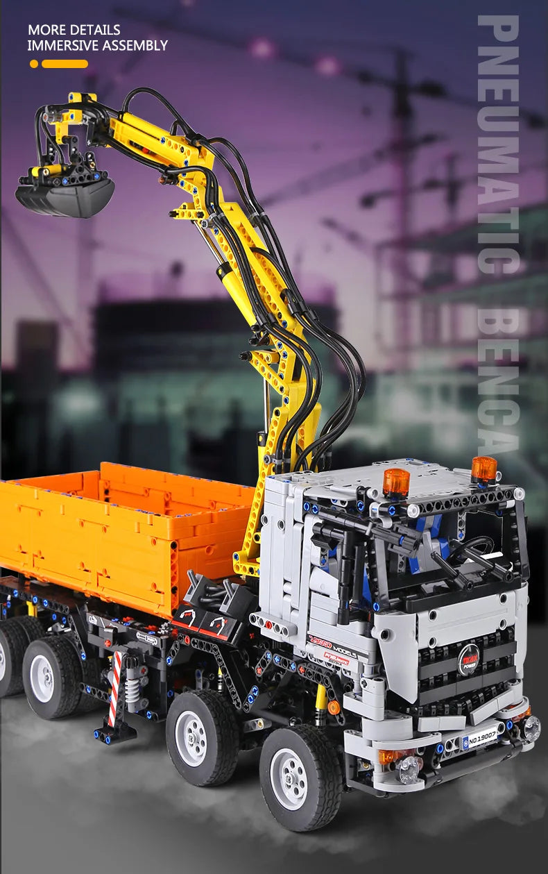 Motorized Pneumatic Arocs Truck Model Blocks