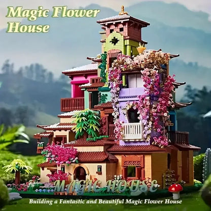 Flower House Building Blocks, Garden House Building