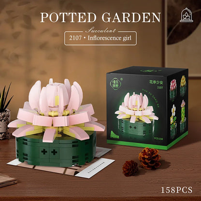 Flower Bouquet Building Block Succulents Plants