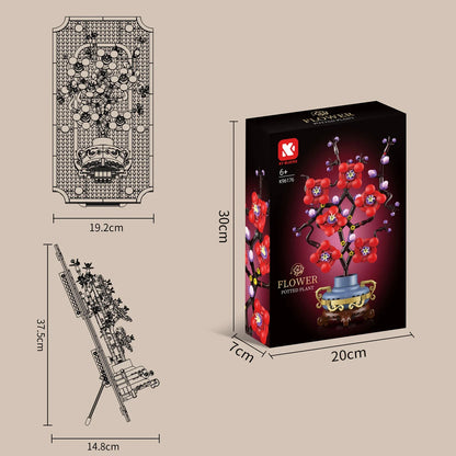 Plum Blossom Hanging Painting Building Blocks