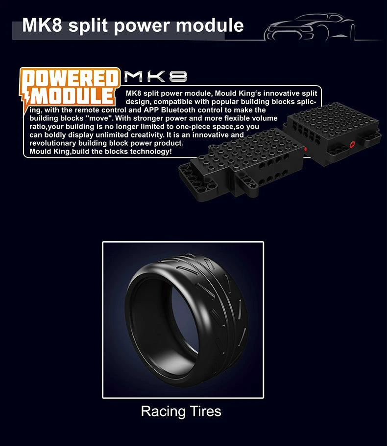 RC F1 Racing Car Building Set