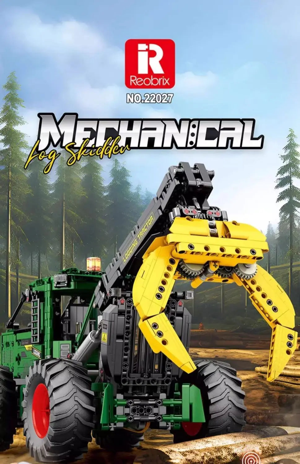 Tractor Compatible with Lego Assembly Model High-Difficulty