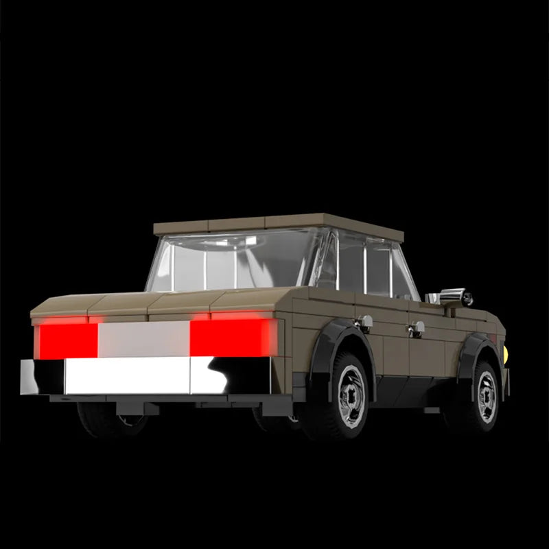 Speed Racing Car Model MOC Building Bricks 1600 / ВАЗ-2106 Classic Sedan Modular Technology Gifts Holiday Assemble Children Toys