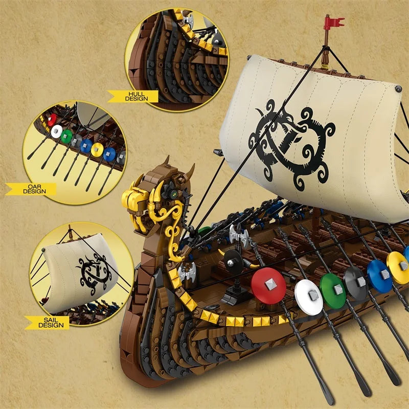 Caribbean Ship Series Viking Warship