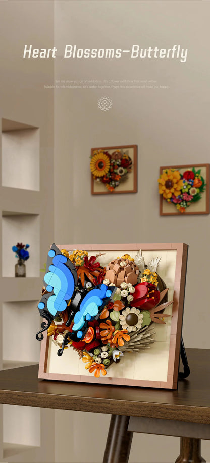 Creative Art Painting Flower Block 3D