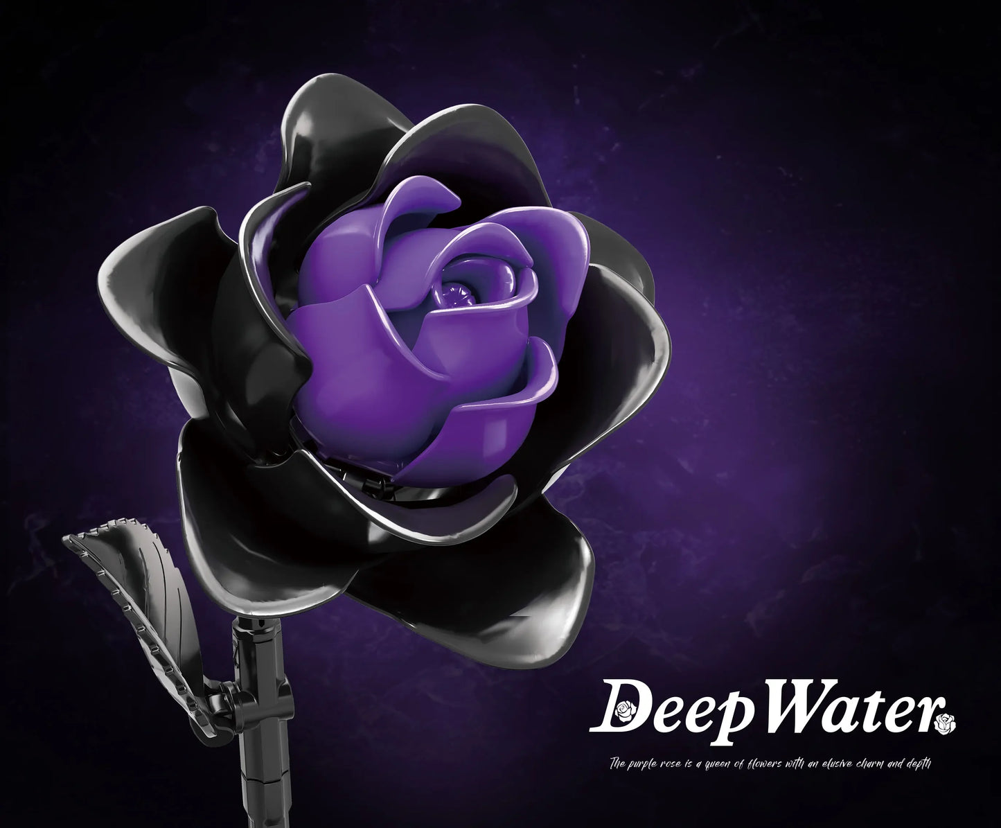 Purple Bouquet Model Bricks  Decoration