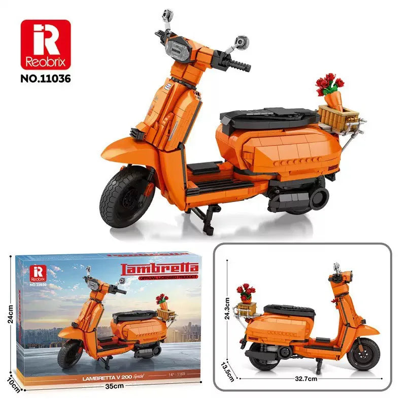 Scooter Assembly Particle Building Blocks