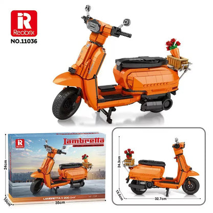 Scooter Assembly Particle Building Blocks