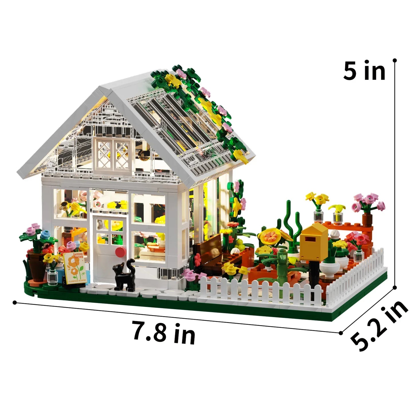 Newest Flower House Mini Building Block