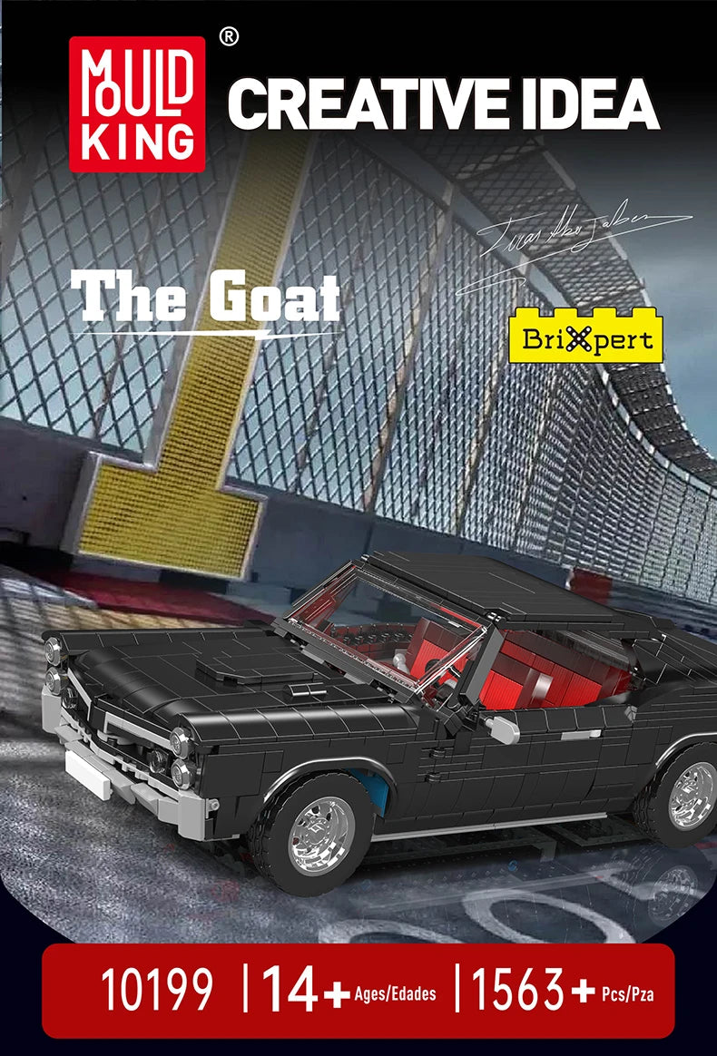 Vintage Racing Car Toy Technical American GTO Sports Car