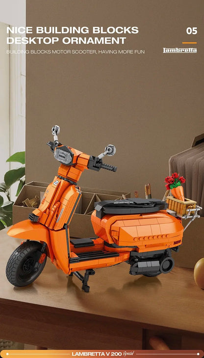 Scooter Assembly Particle Building Blocks