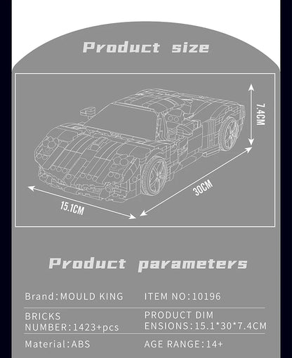 White Italian Racing Car Model