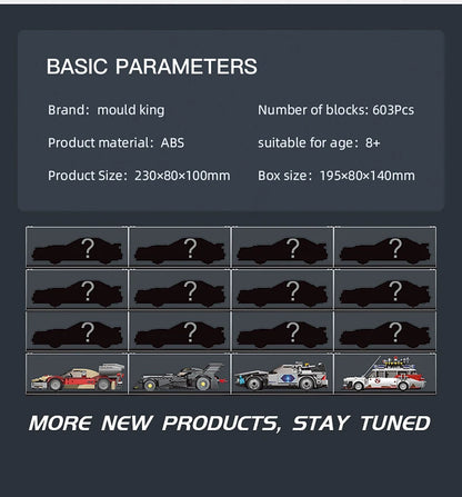 Car Set The Mini Ghost Bustered ECTO-1 Movie Car Model