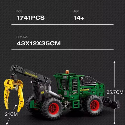 Tractor Compatible with Lego Assembly Model High-Difficulty