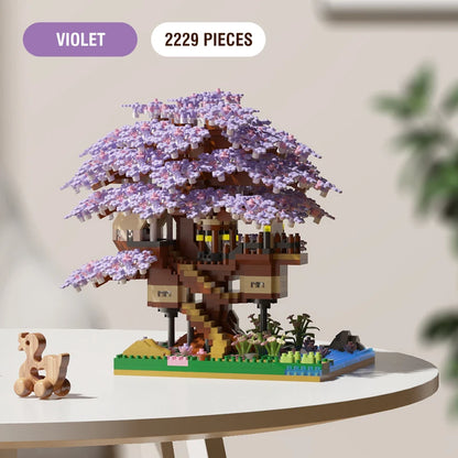 Flower Tree Building Blocks Set DIY Bricks