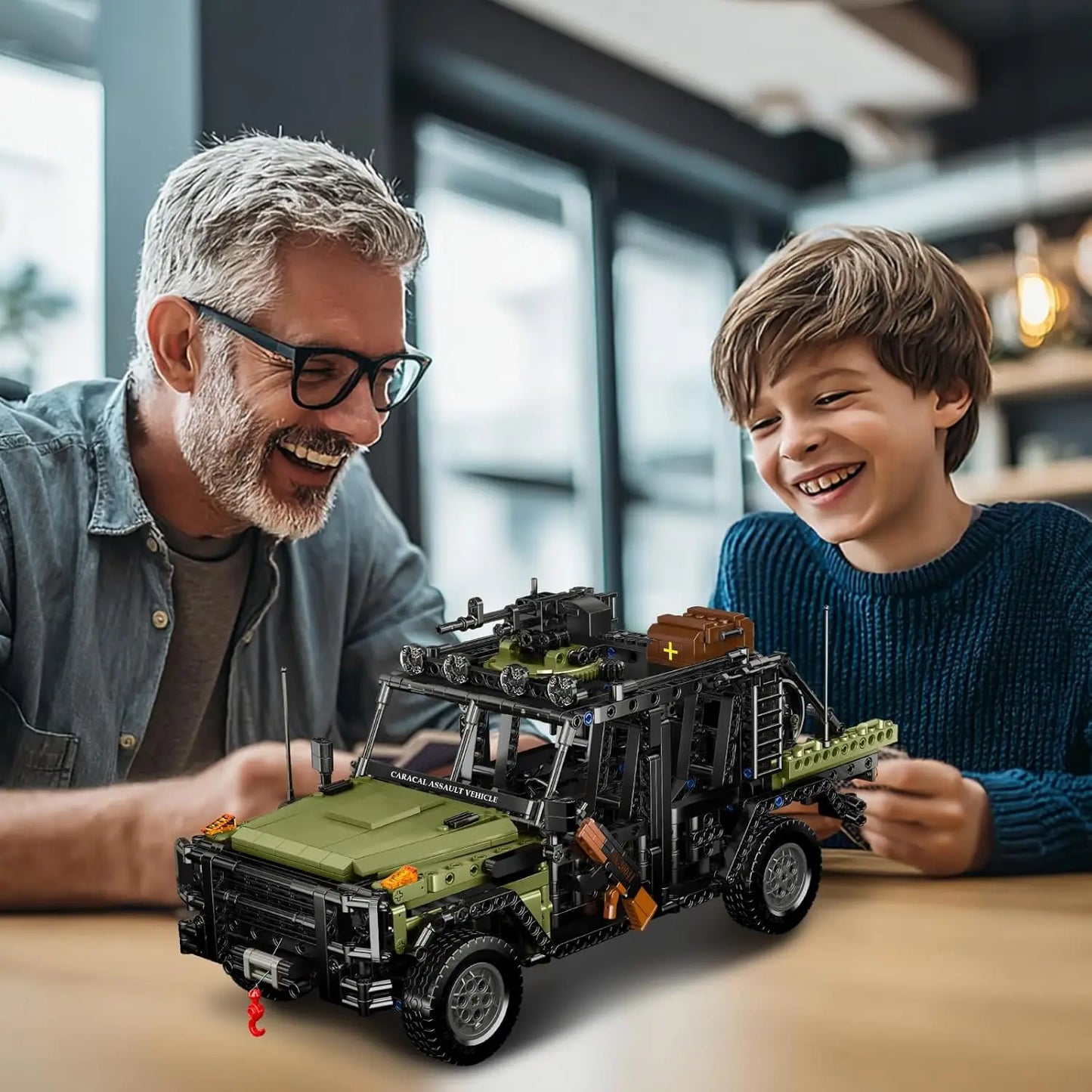 RC Technical Assault Vehicle Military Armored Truck