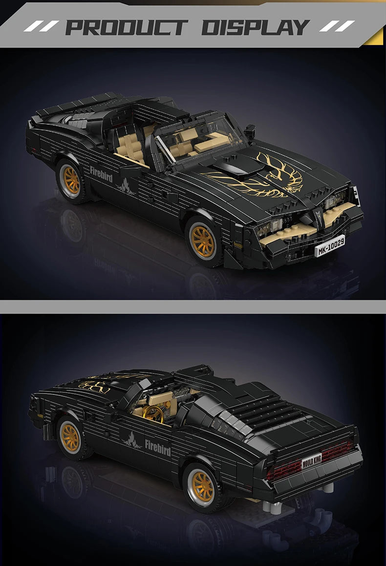 Firebird Retro American Sports Car Building Block