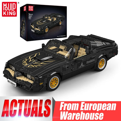 Firebird Building Block Assembly Vintage Car Model