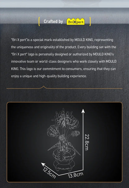 Mould King 417pcs Chrysanthemum Flower Building Blocks Set