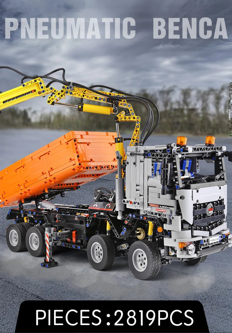 Motorized Pneumatic Arocs Truck Model Blocks