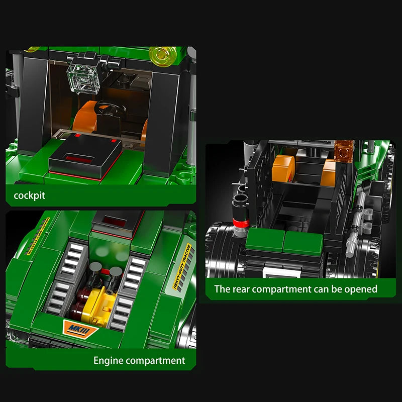 The Farm Tractor Building Block