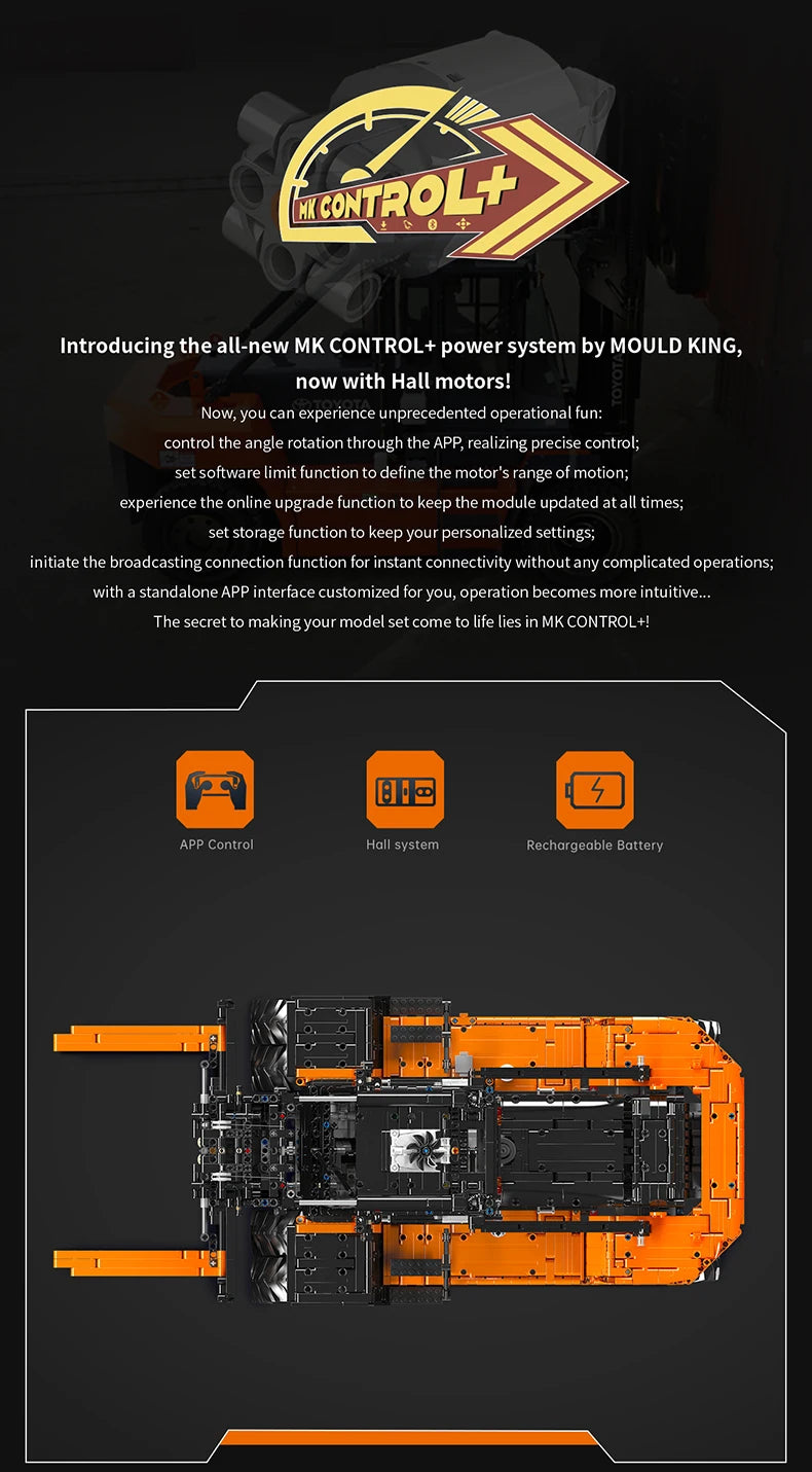 Heavy Duty Forklift Truck App-Controlled