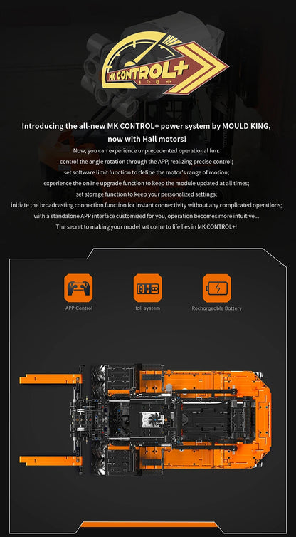 Heavy Duty Forklift Truck App-Controlled