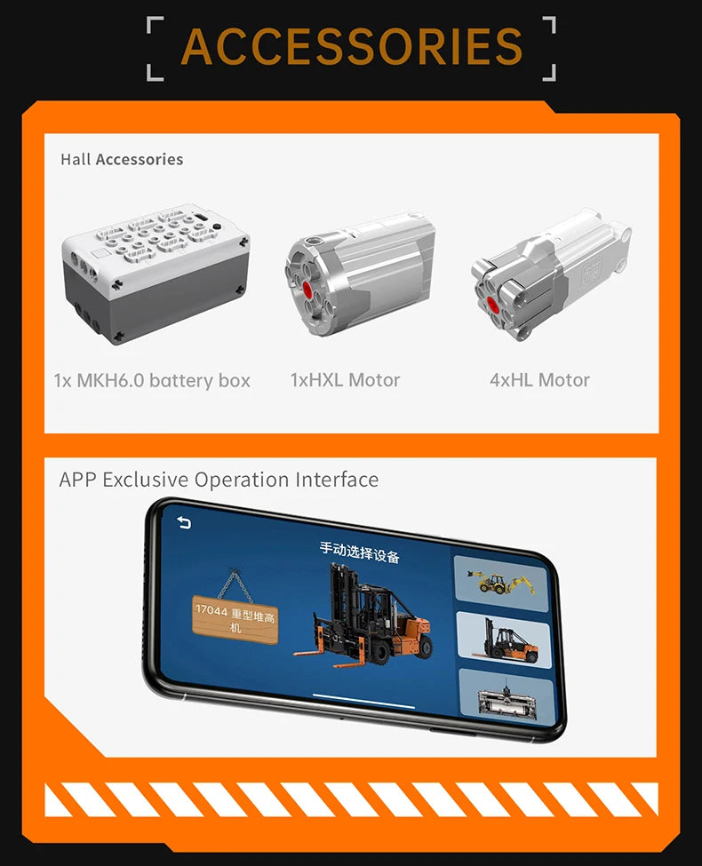 Heavy Duty Forklift Truck App-Controlled