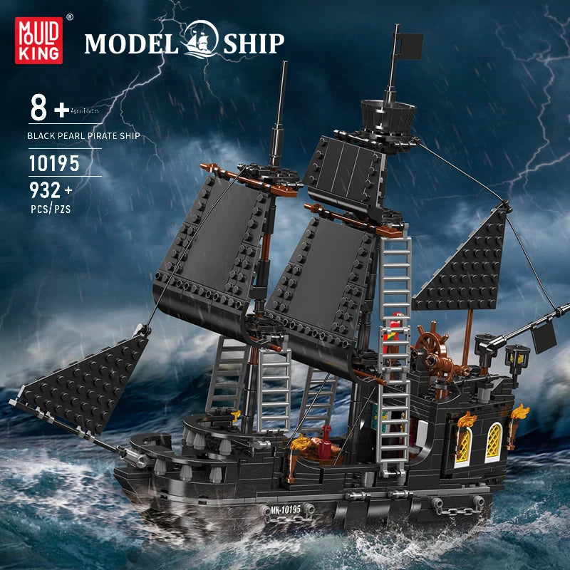 The Black Pearl Pirate Ship Building Block