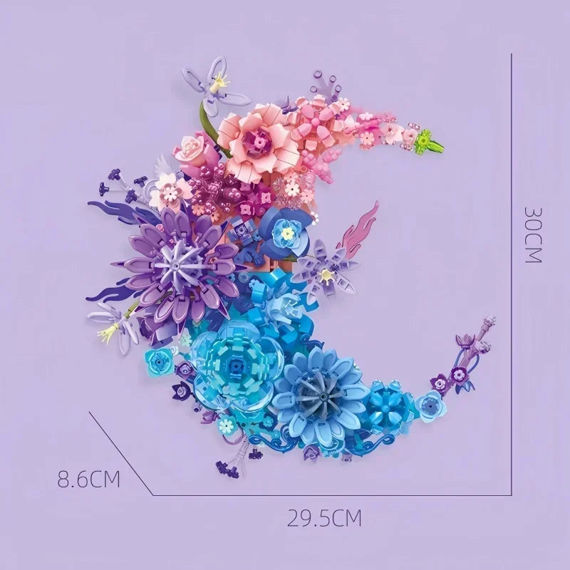 KNEW BUILT 3D Eternal Flower Phalaenopsis Building Block