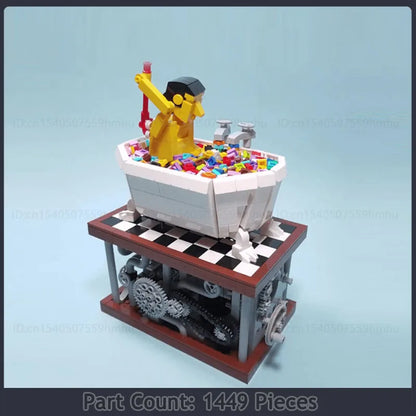 Bath Scene Creative Toys Building Block Manual