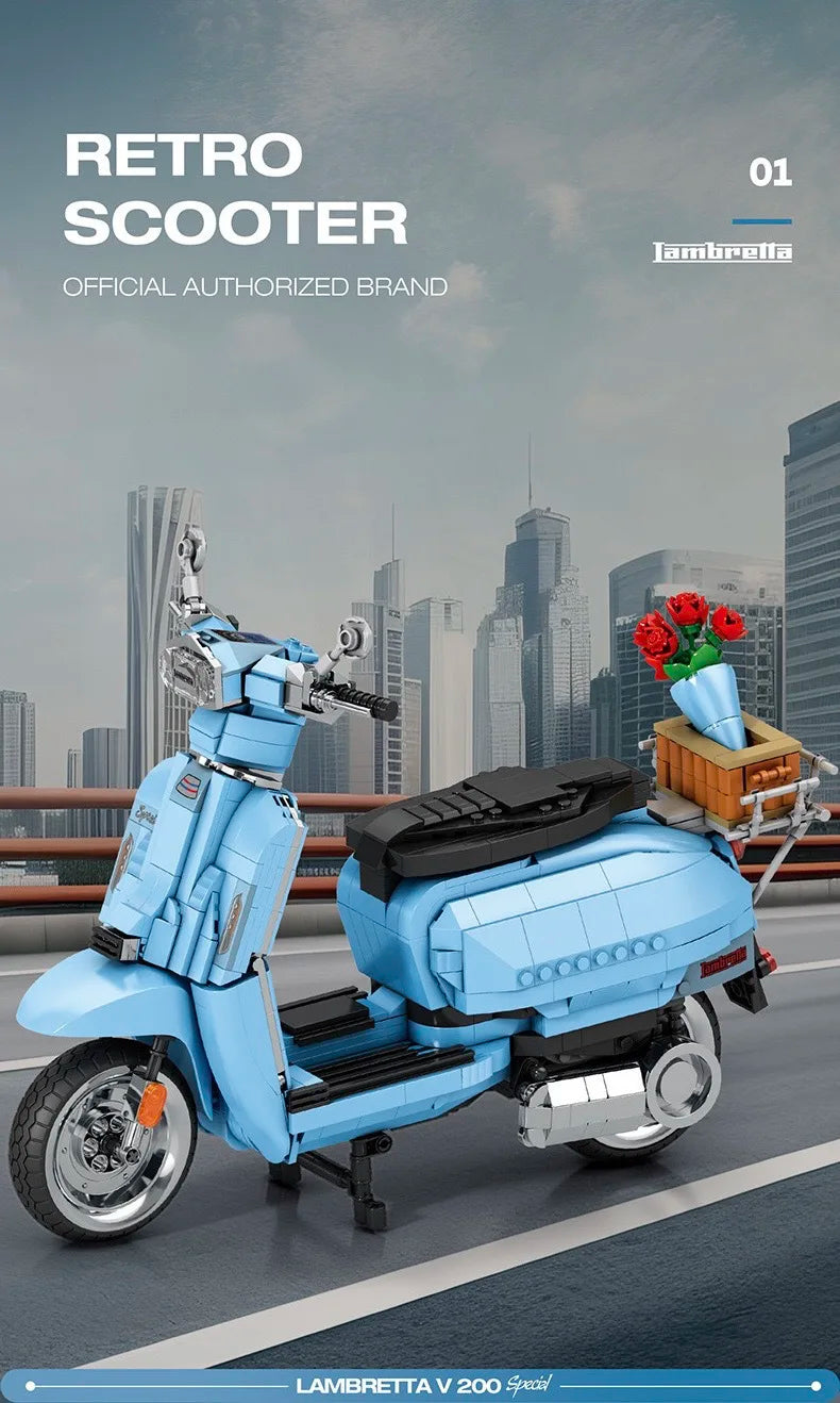 Scooter Assembly Particle Building Blocks