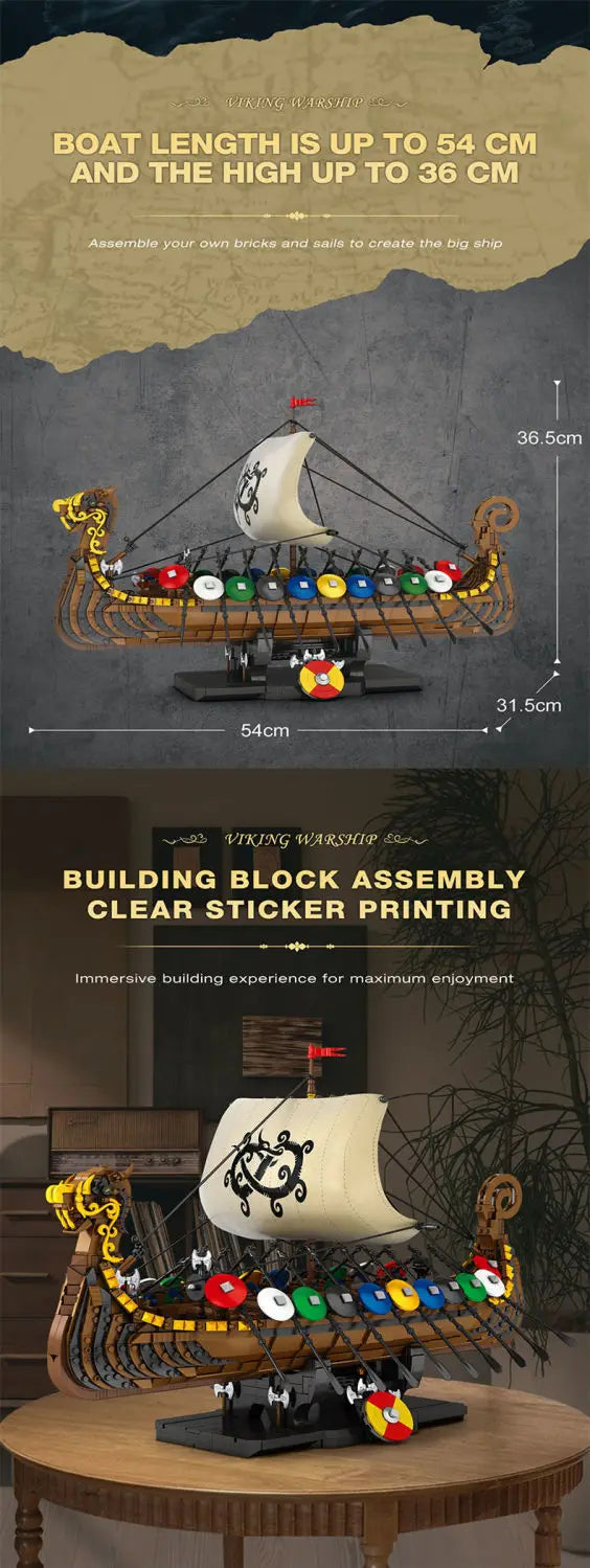 Caribbean Ship Series Viking Warship